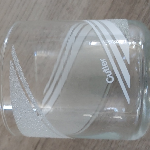 A set of 4 vintage Cutler. Frosted glasess - Picture 2 of 3